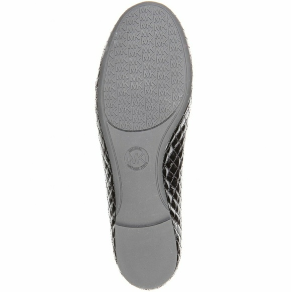 ๐ MICHAEL KORS MK Logo Charm Quilted Ballet Flats 9.5 Women's Flats - Picture 4 of 5